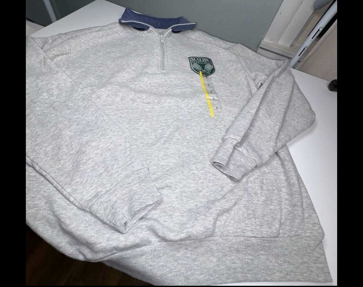 Women's 1/4 Zip Malibu Tennis Club Pullove