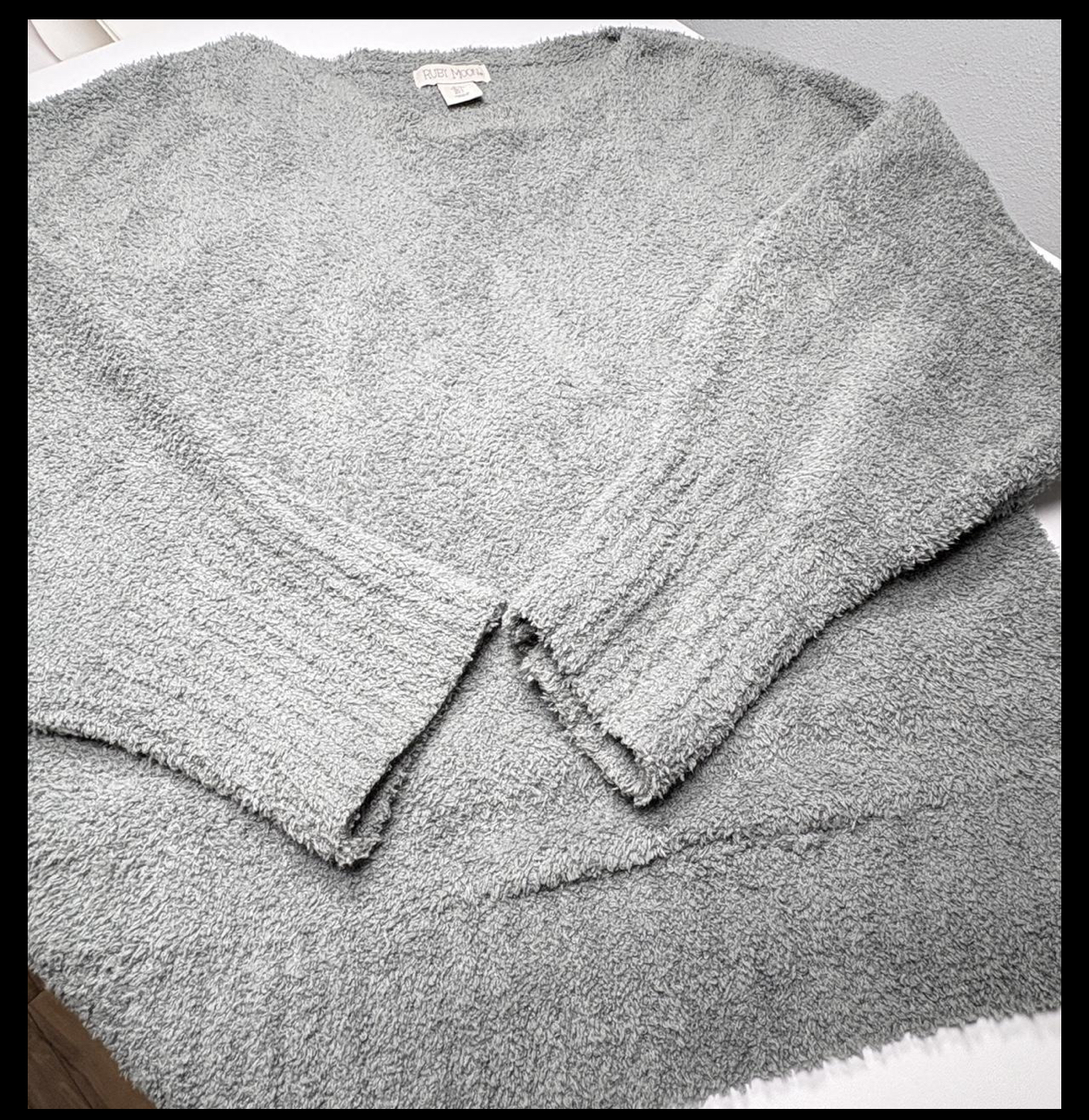 Grey Ruby Moon sweater