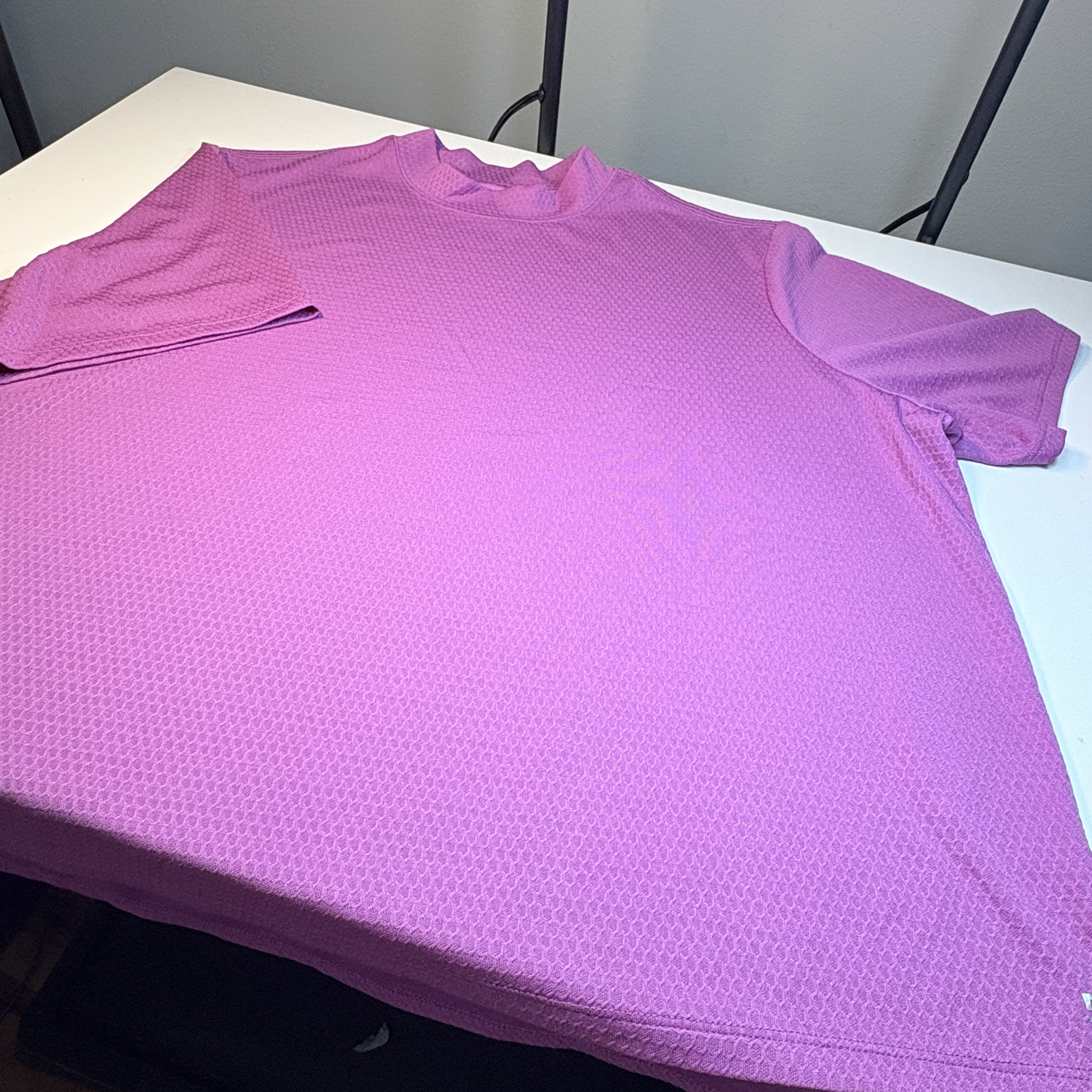 DSG Women’s 1X Purple Athletic Short Sleeve Top