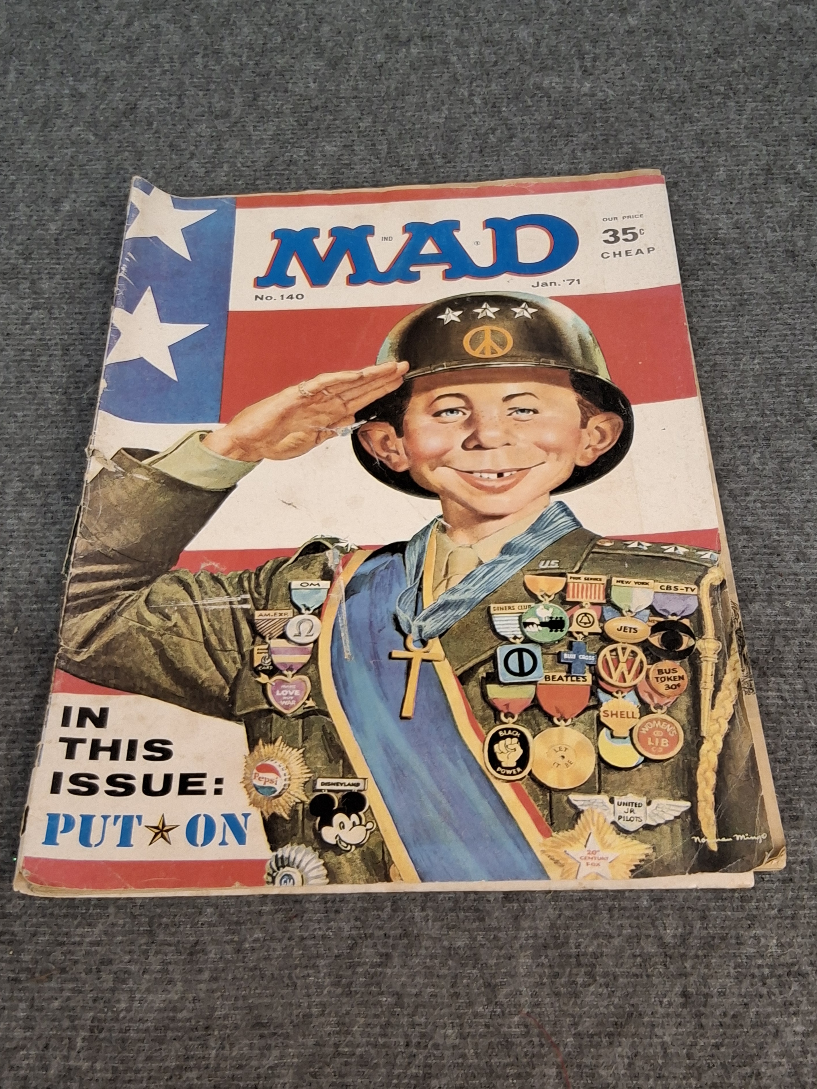 Mad Magazine No. 140 (January 1971) – Vintage