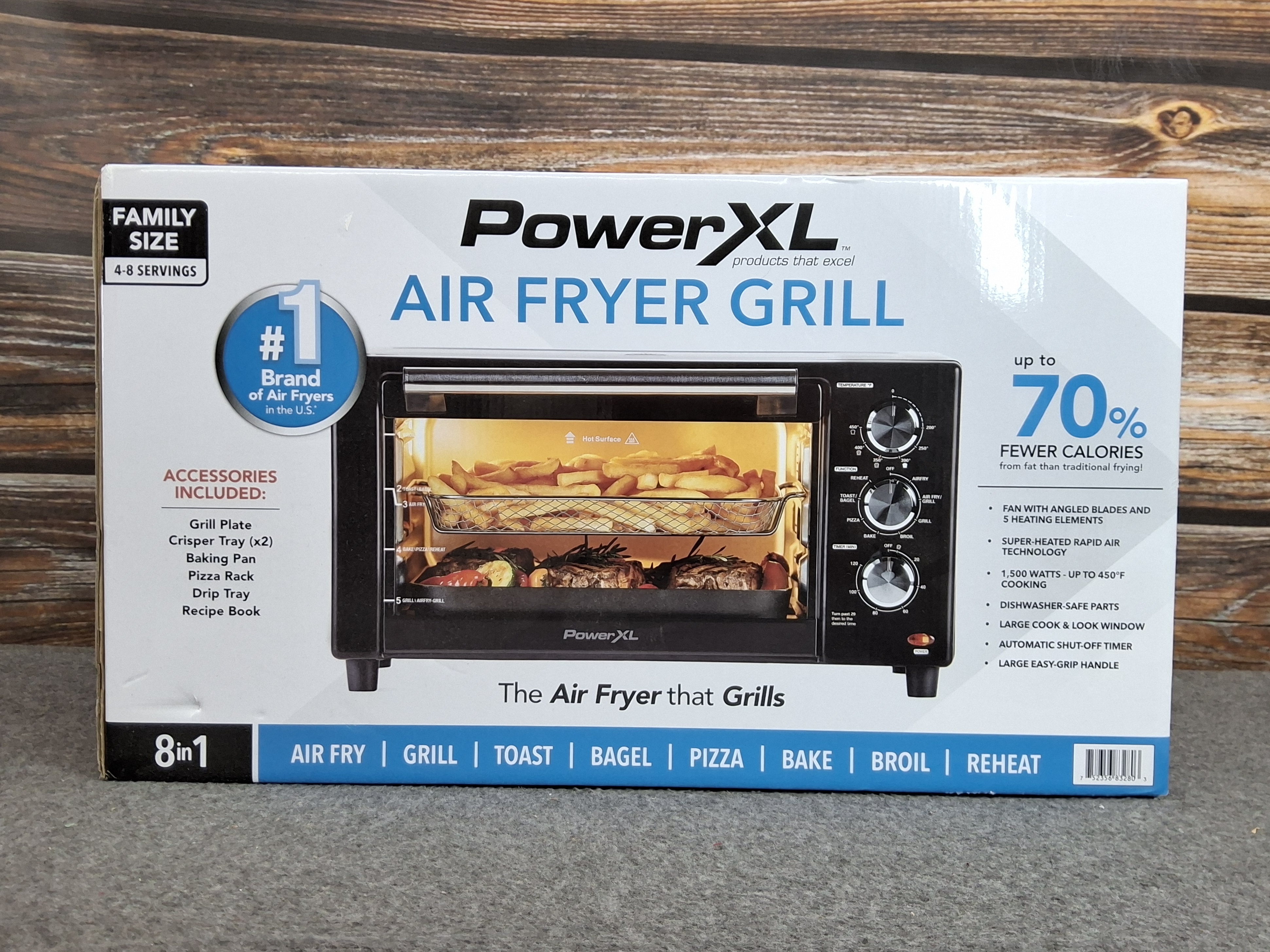 PowerXL Air Fryer Grill 8-in-1 Family Size (pick up only)