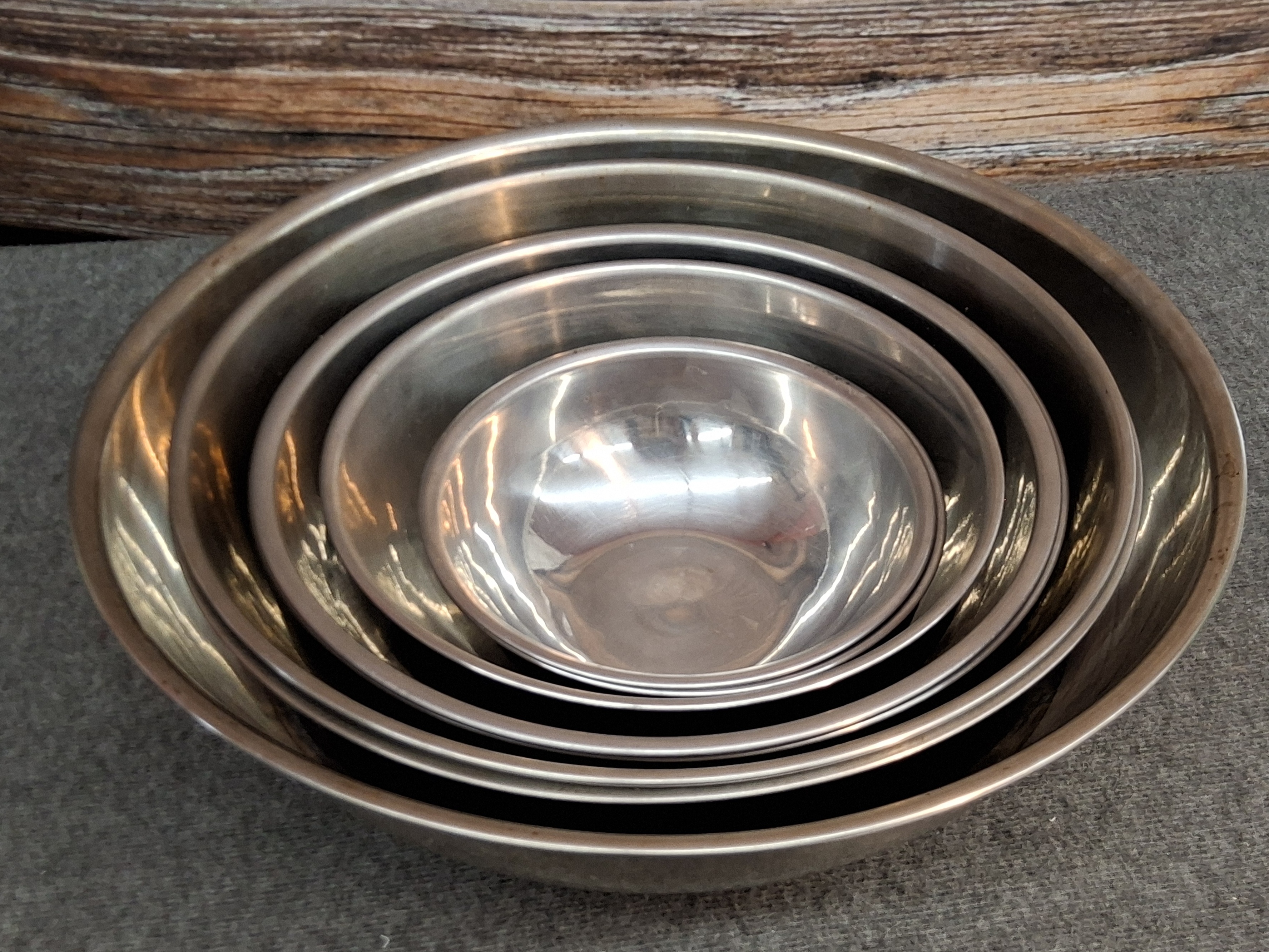 Stainless Steel Mixing Bowl Set (8 pc, Korea) – Restaurant Grade