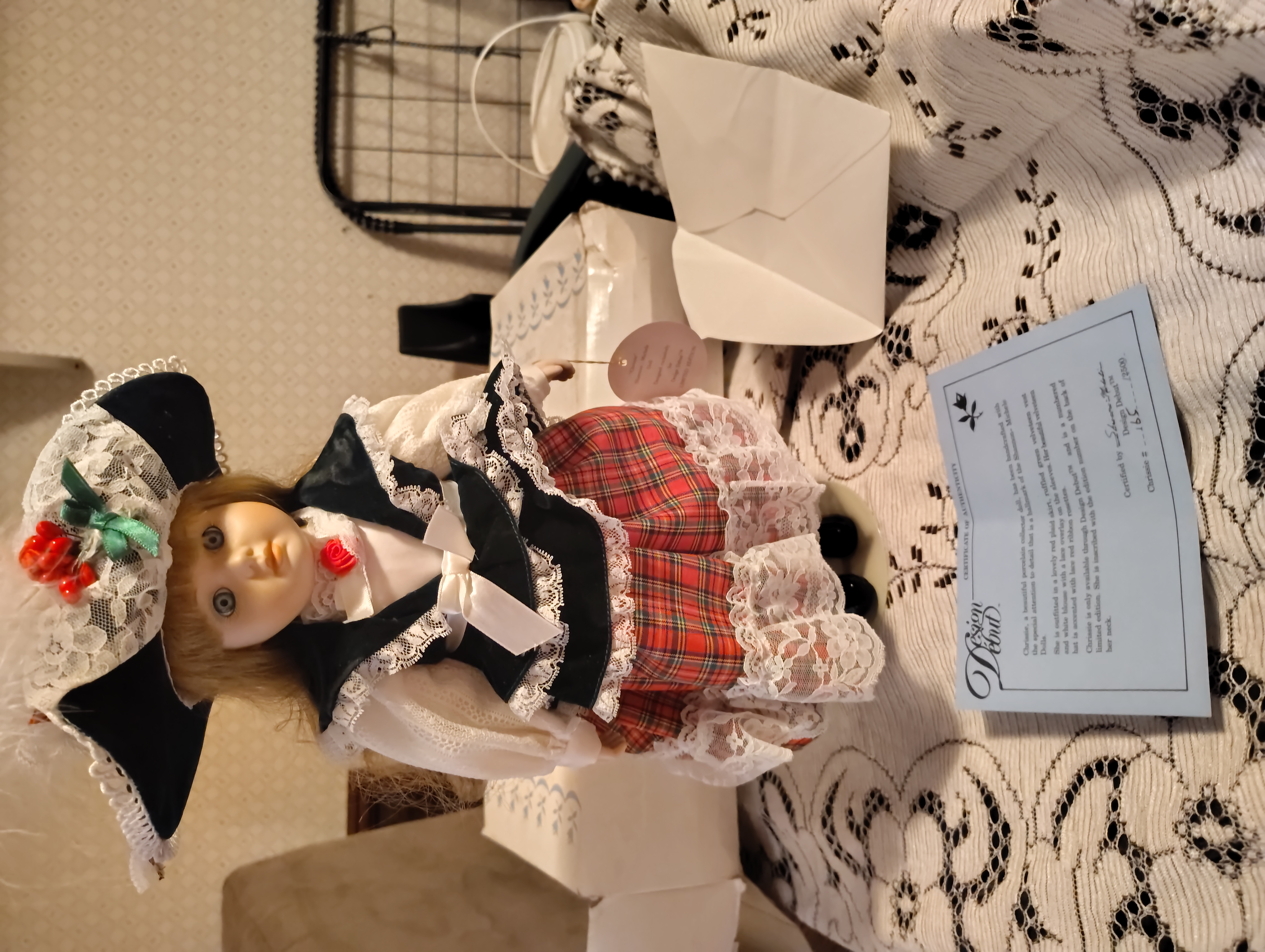 design debut porcelian doll
