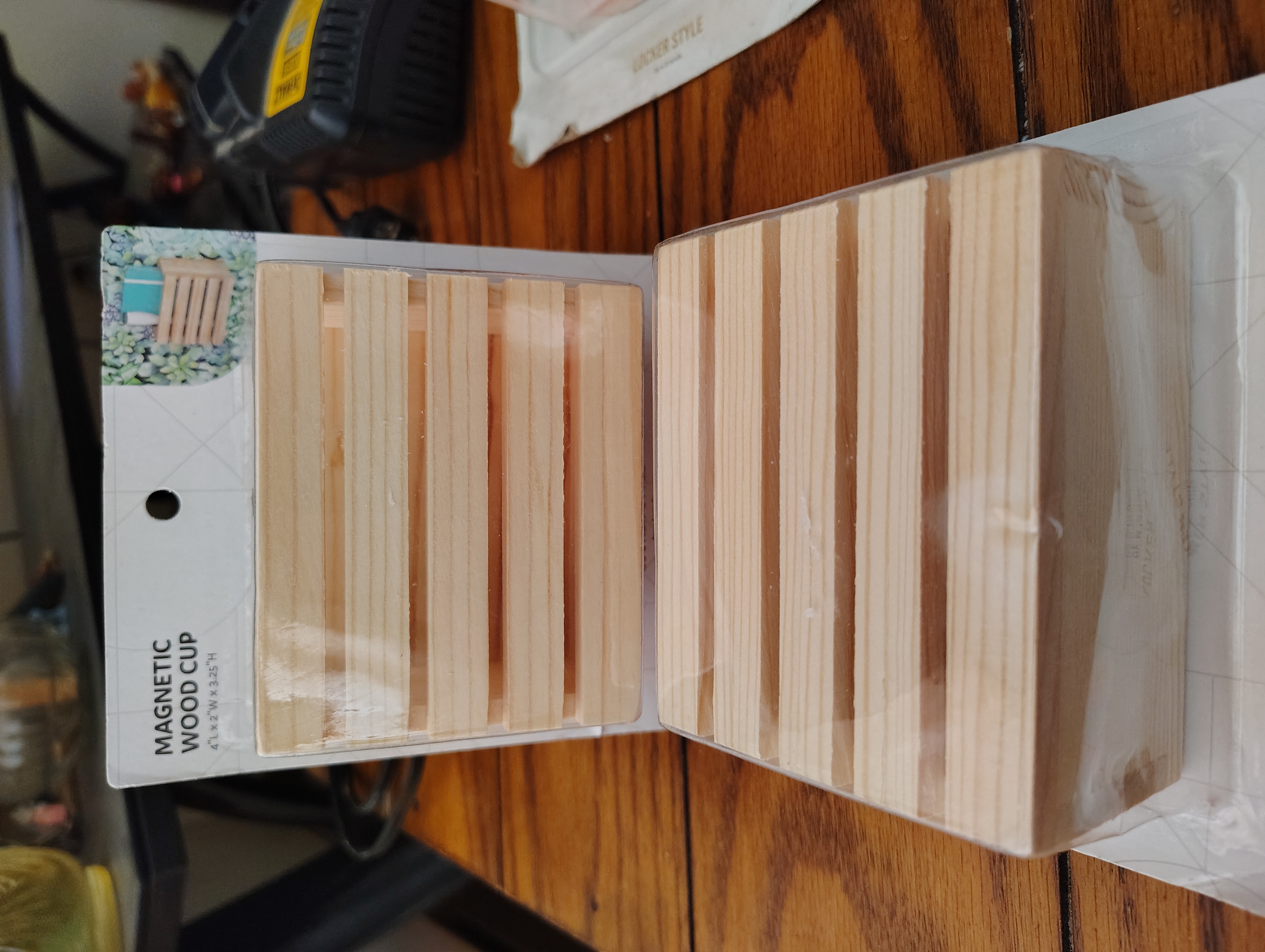 locker style magnetic cups for storage