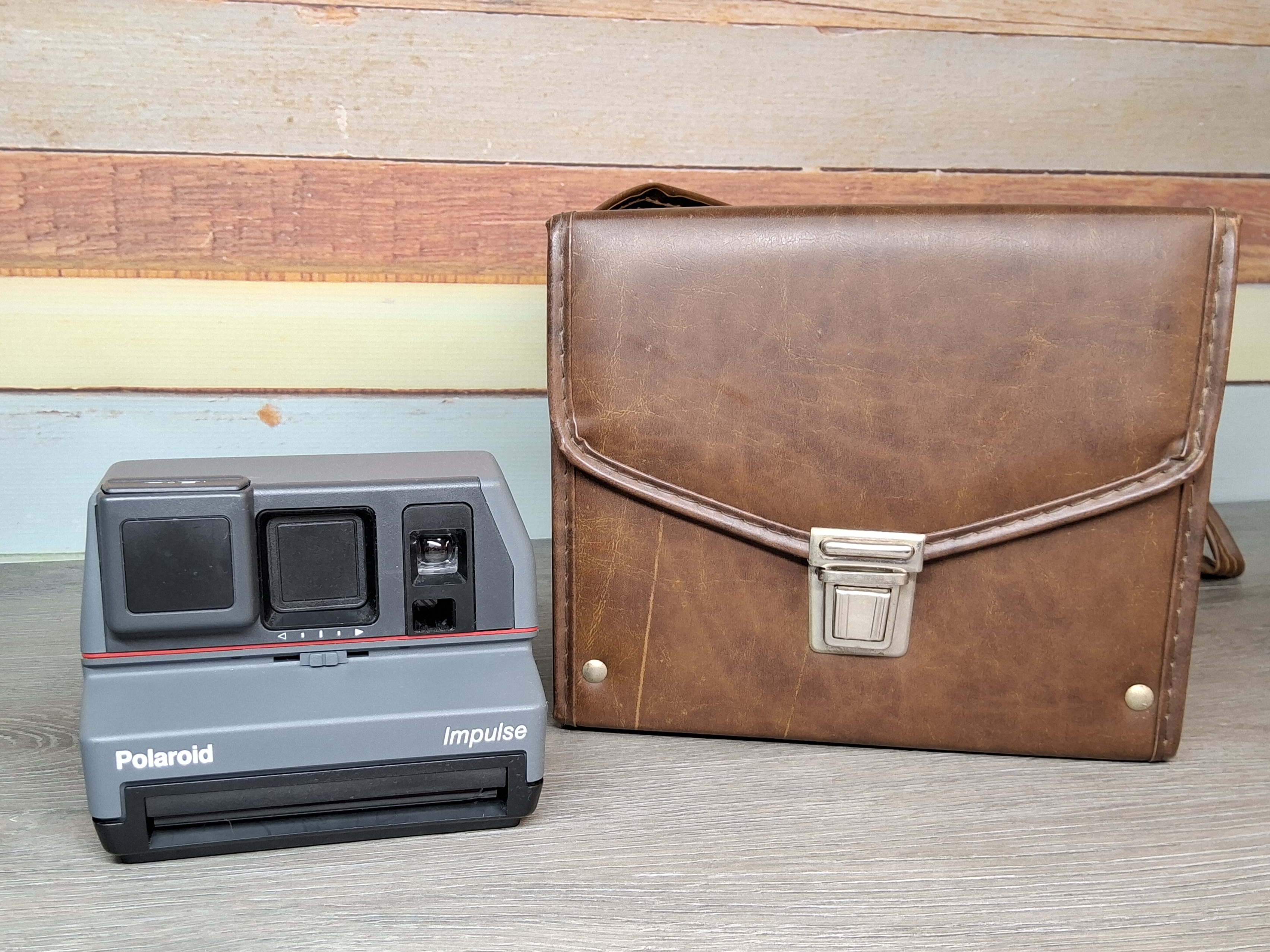 Vintage Polaroid Impulse Instant Camera with Case