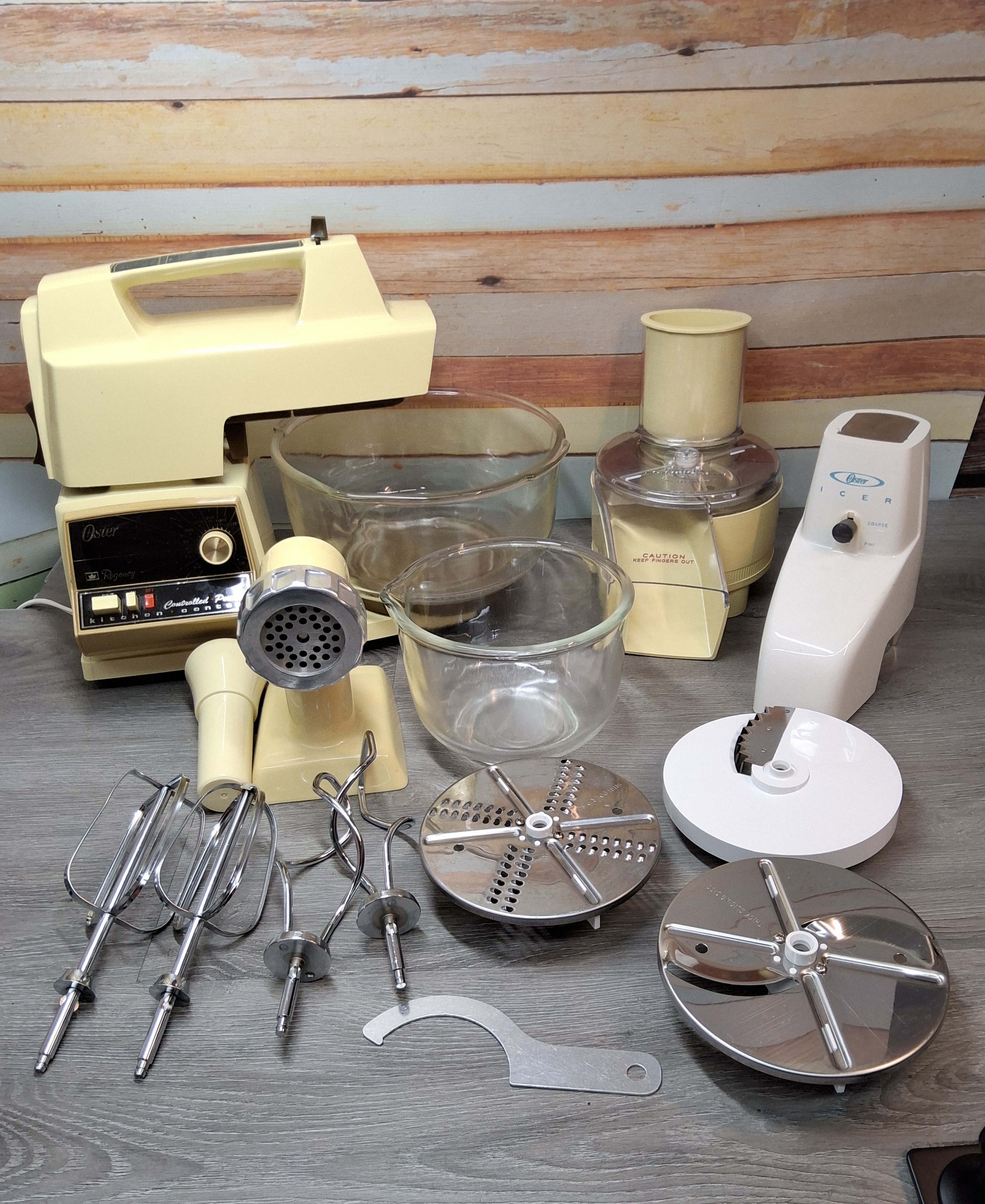 Vintage 1970s Oster Kitchen Center Stand Mixer (In store pick up only)