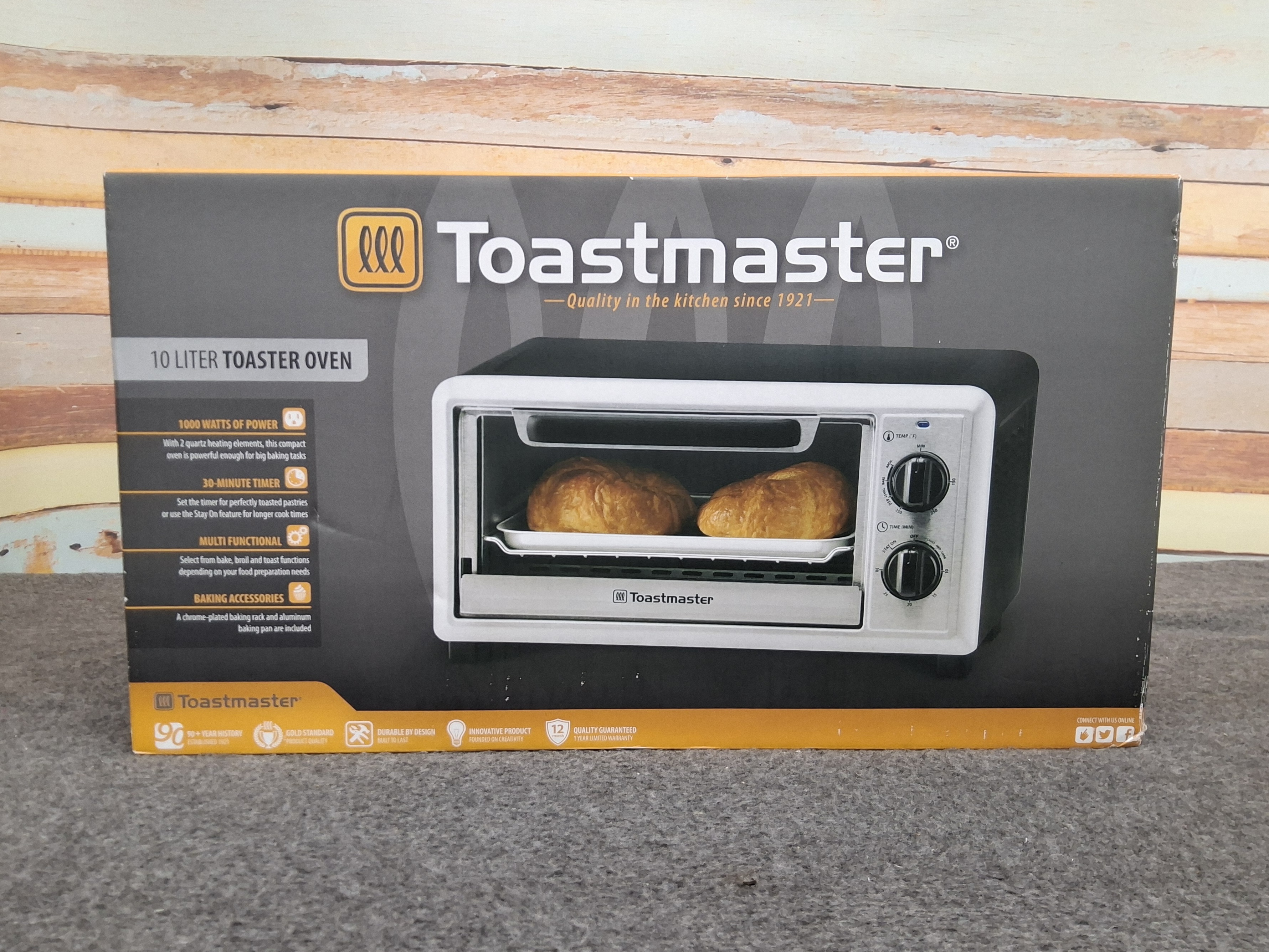 Toastmaster 10L Toaster Oven – Stainless Steel